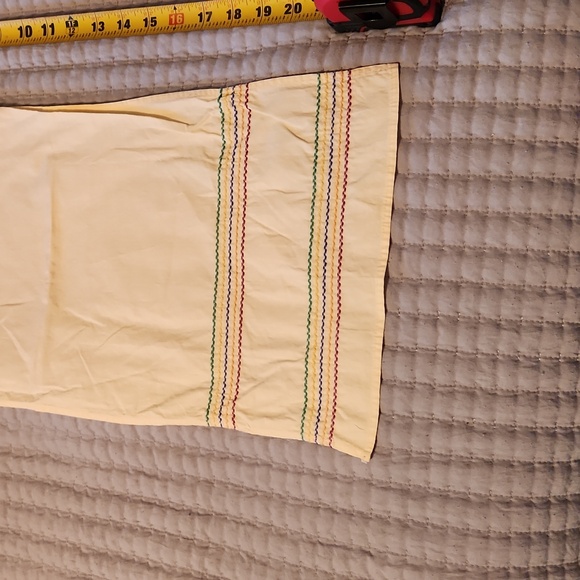 Clean yellow vintage cotton runner - Picture 5 of 6